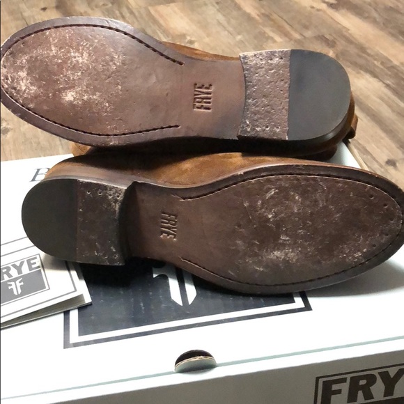 Frye Cara short suede boots, Wood brown, 6.5 - Picture 7 of 8